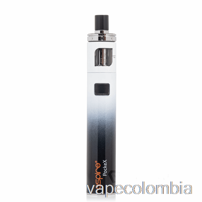 Kit De Inicio Vape Recargable Aspire Pockex Aio [anni] Gradiente Negro / Blanco